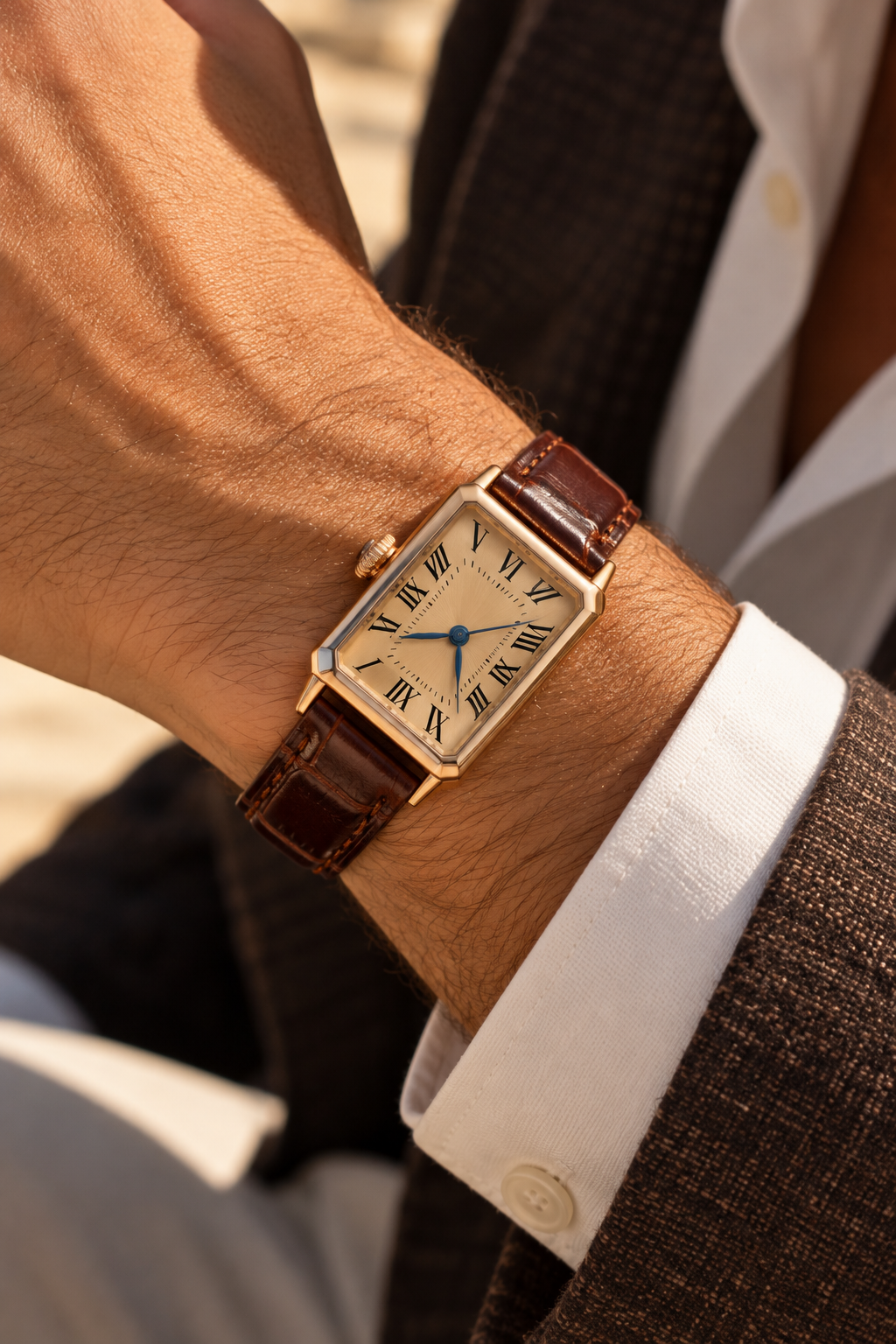 The Positano Brown/Rose Gold Watch