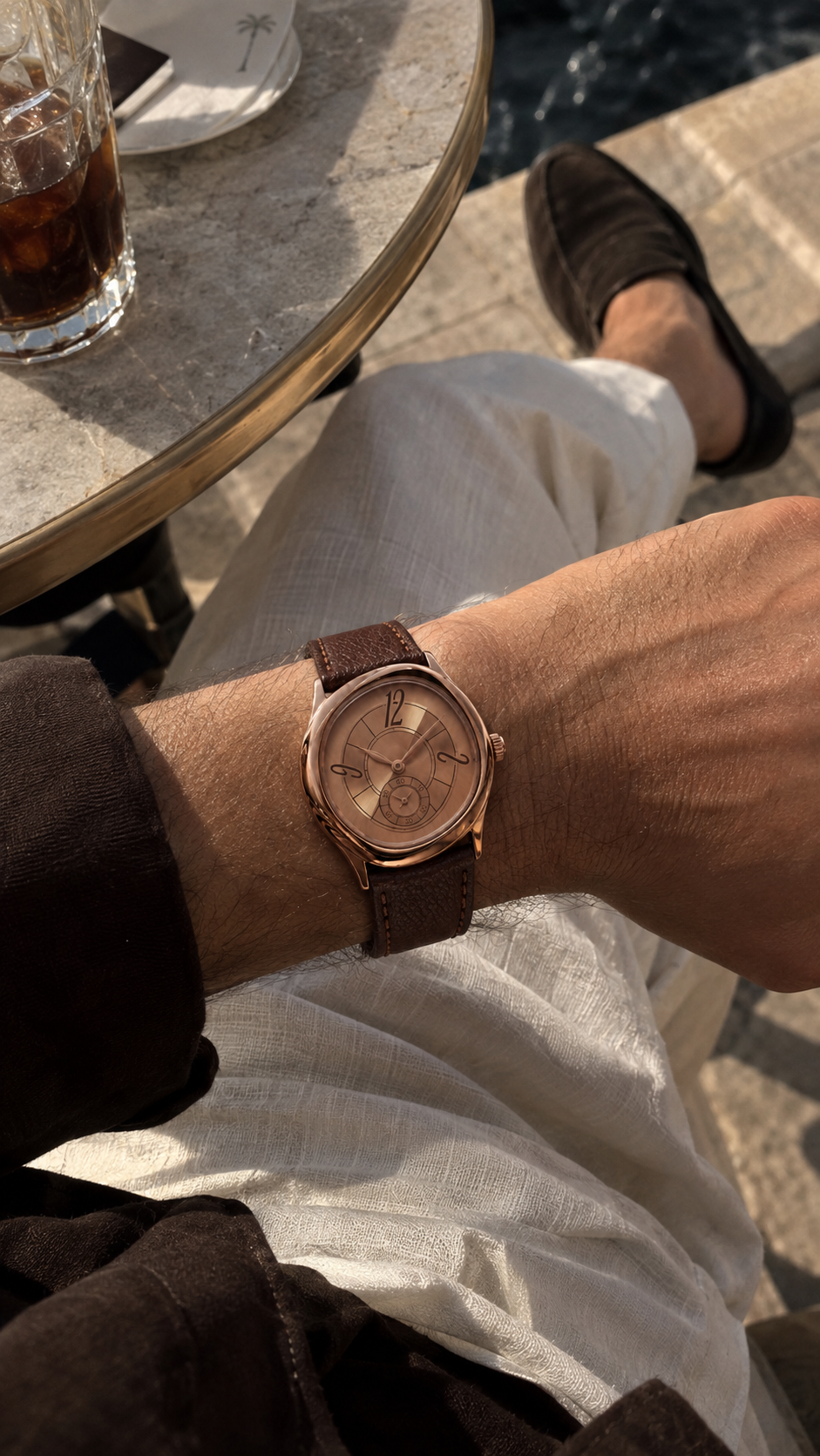 The Heritage Brown/Rose Gold Watch