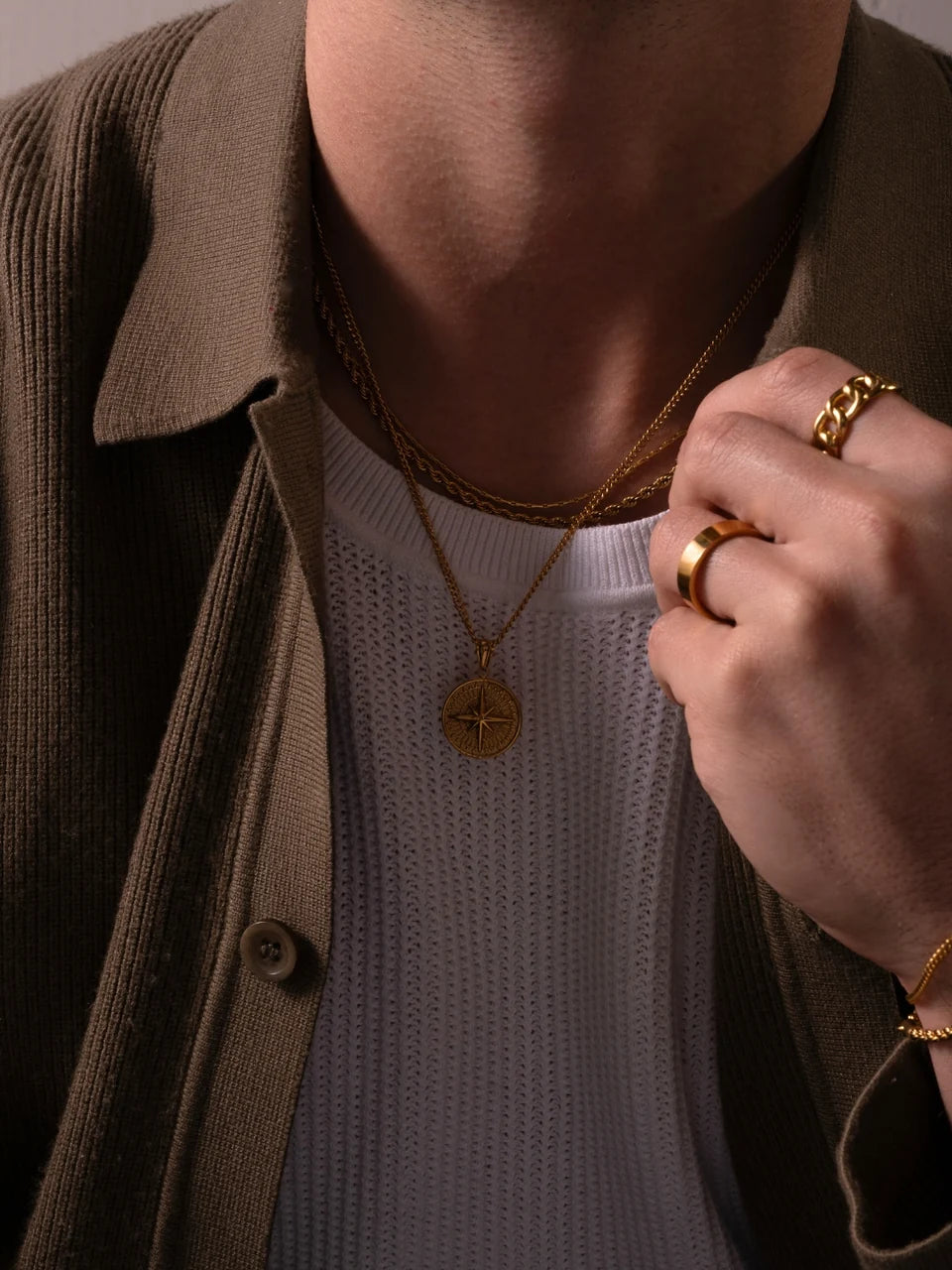 The Compass Gold Chain