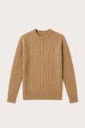 The Cortina Camel Cashmere Knit