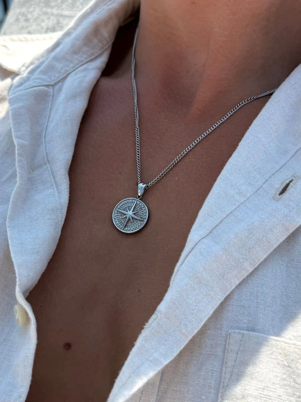 The Compass Silver Chain