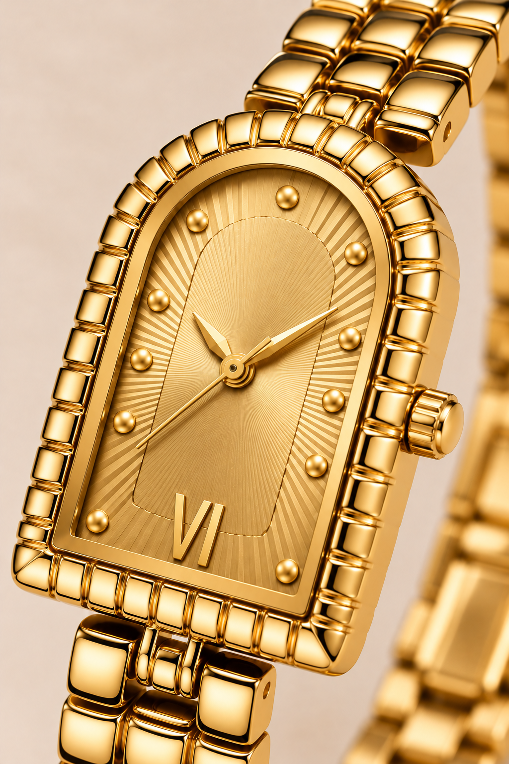Die Amalfi Full Gold Uhr