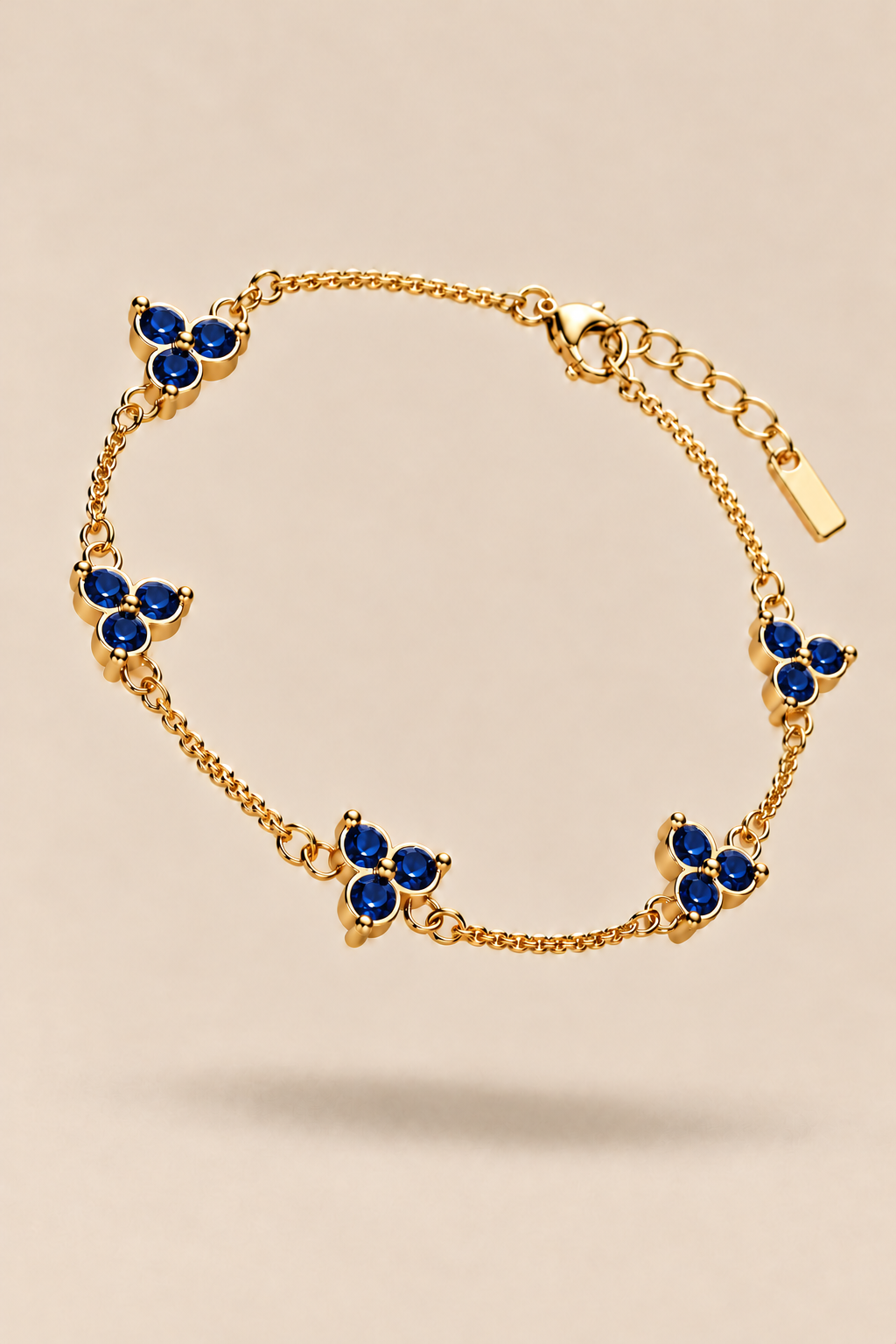 Le bracelet Monaco noir et or