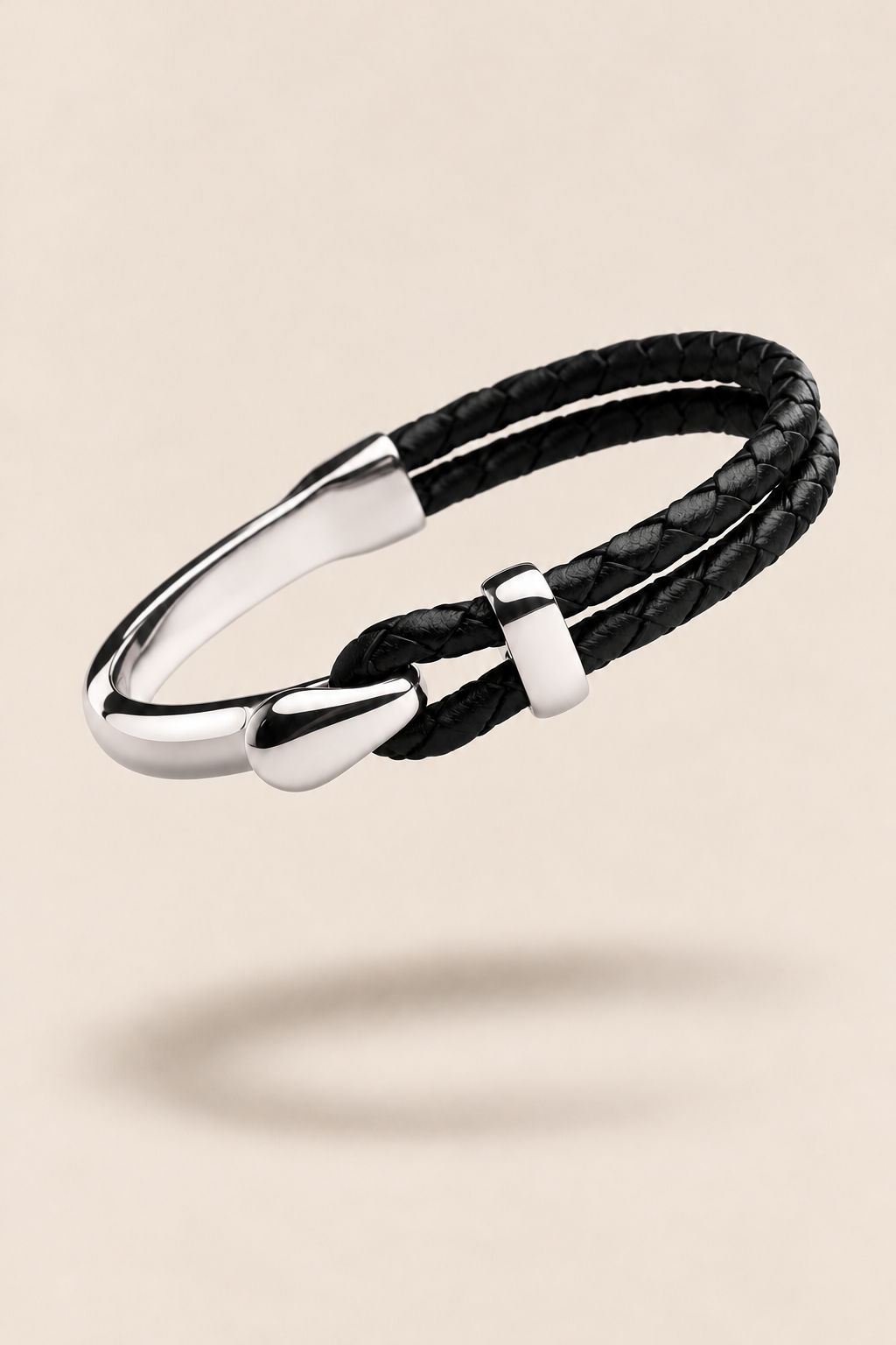 Das Nautilus-Armband in Schwarz/Silber