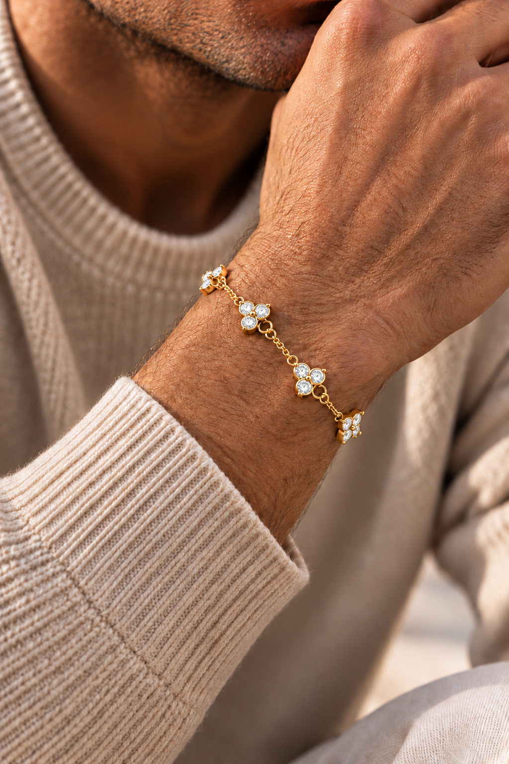 The Fortuna Ice/Gold Bracelet