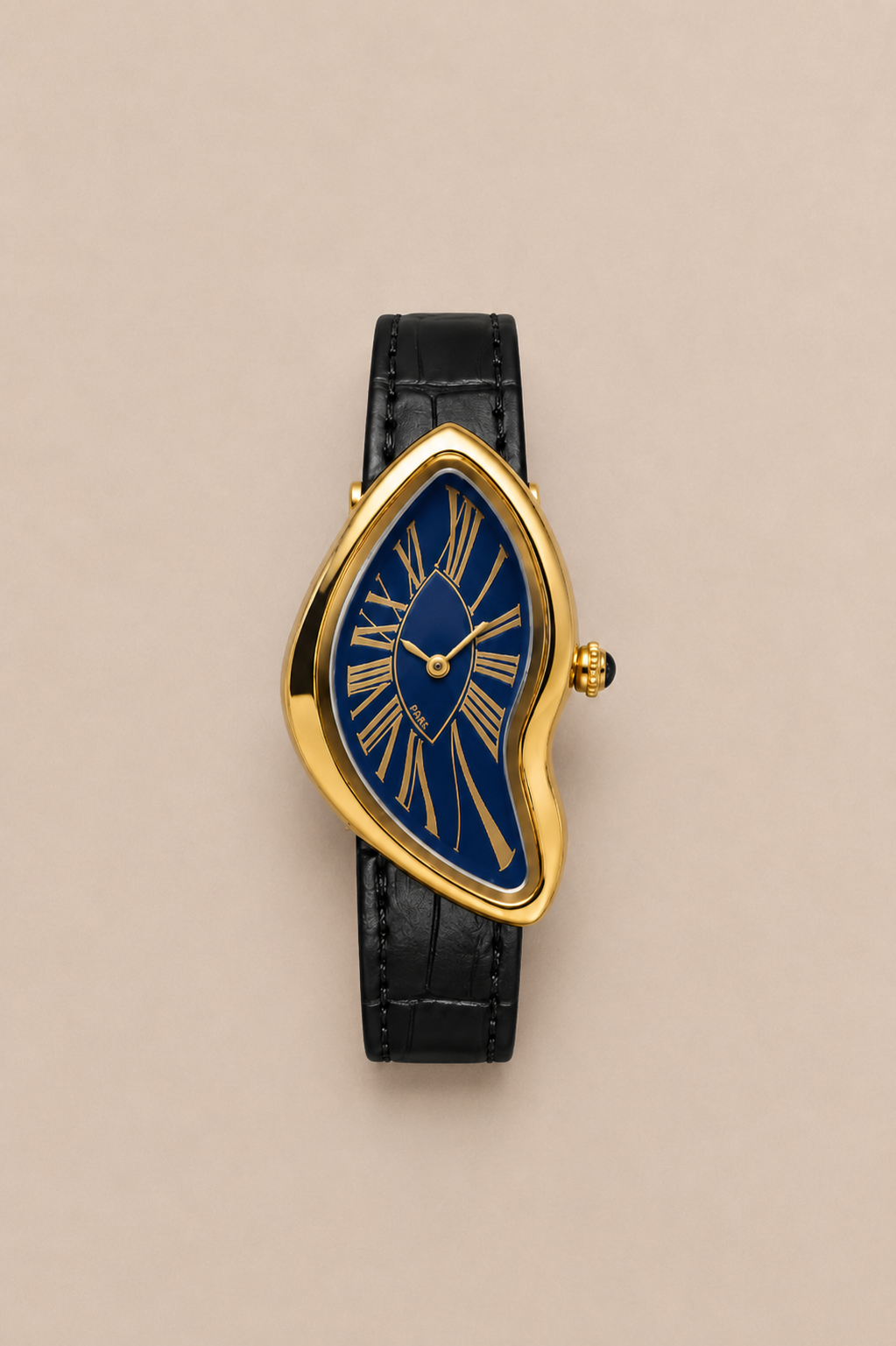 The Mirage Black/Blue/Gold Watch