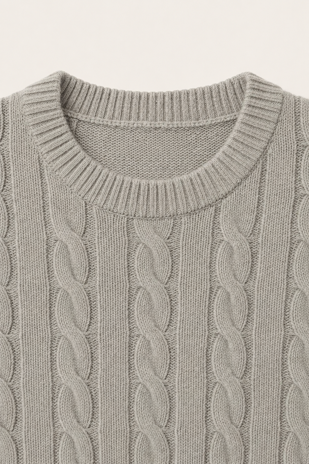 The Cortina Grey Cashmere Knit
