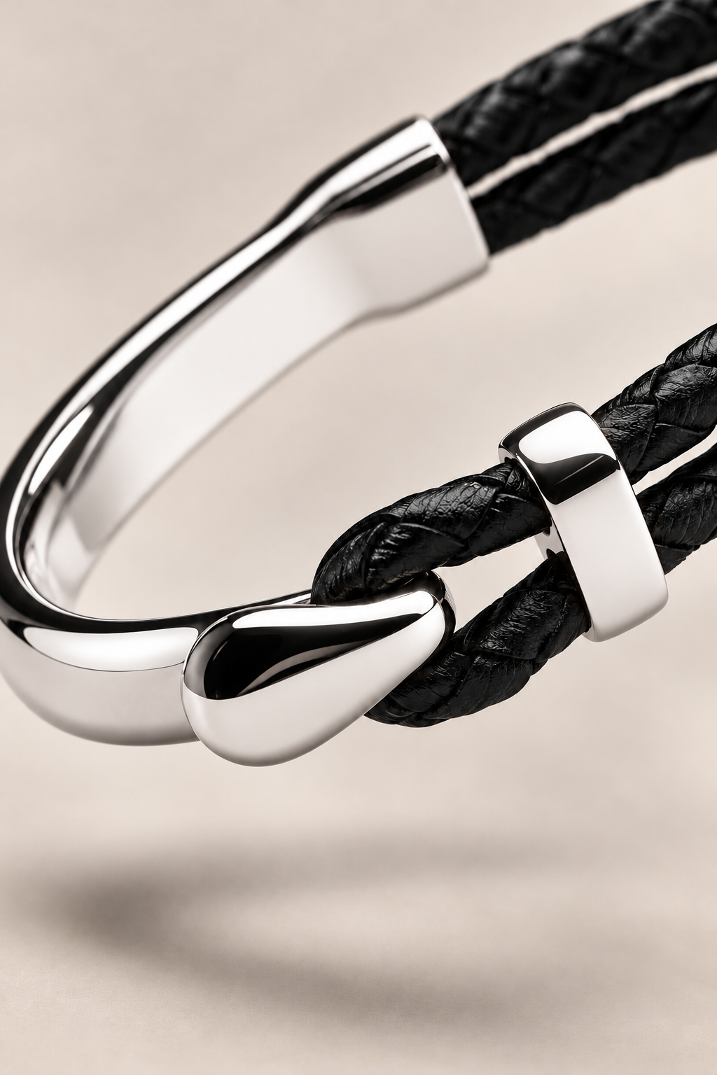 Das Nautilus-Armband in Schwarz/Silber