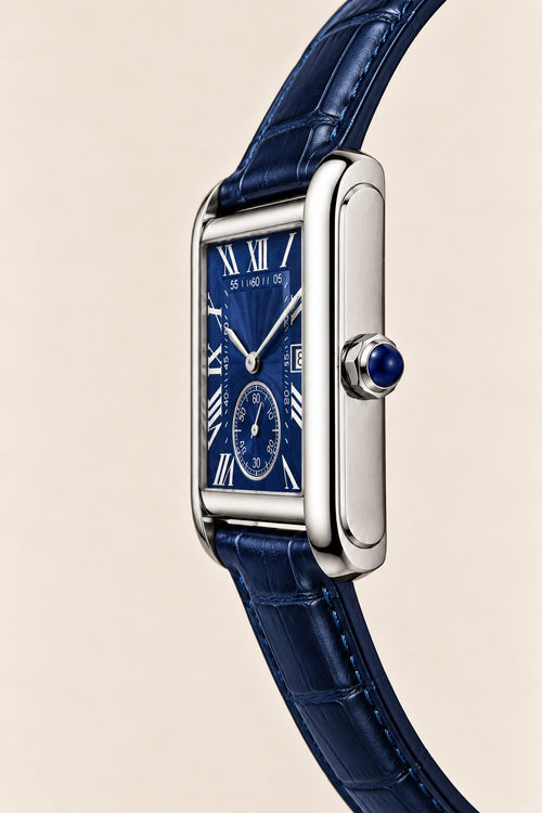 Die Amalfi Blau/Silber Uhr