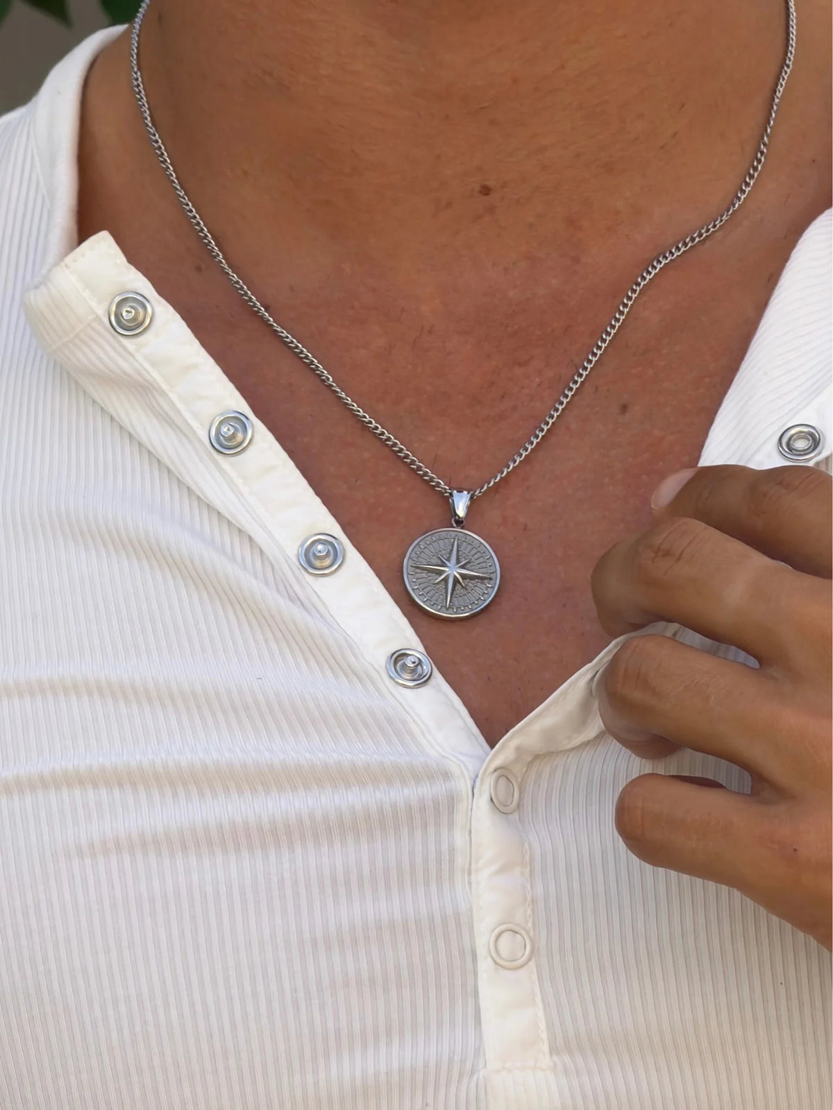 The Compass Silver Chain