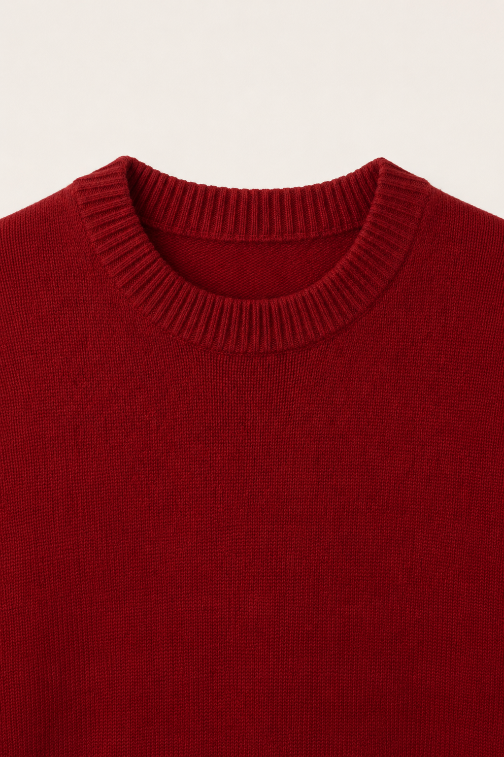 The Como Burgundy Cashmere Knit