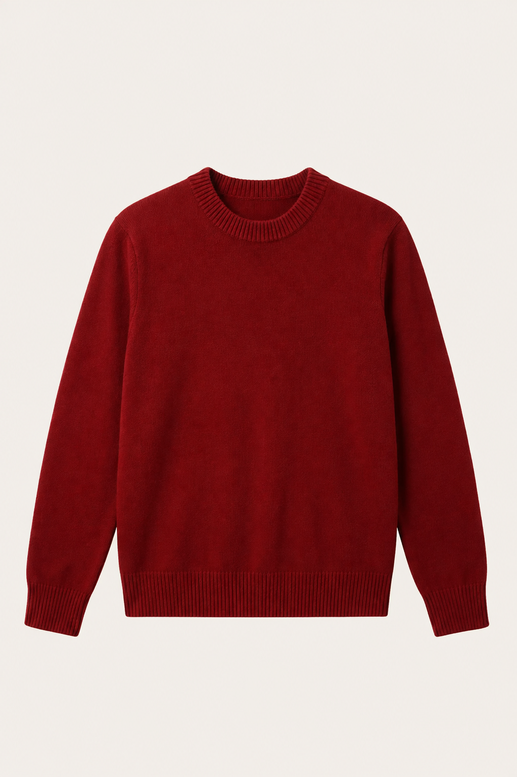 The Como Burgundy Cashmere Knit