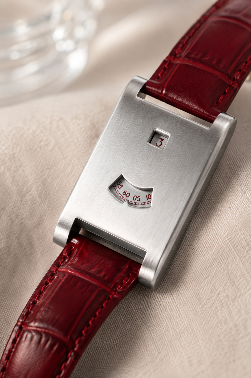 The Dolcevita Red/Silver Watch