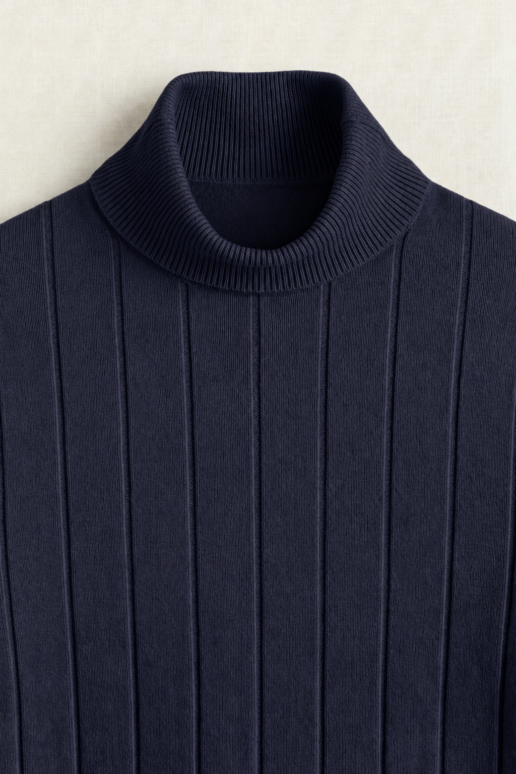 The Bolzano Wool Navy Turtleneck