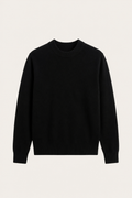 The Como Black Cashmere Knit