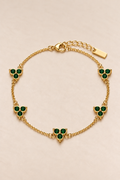 Le bracelet Monaco noir et or