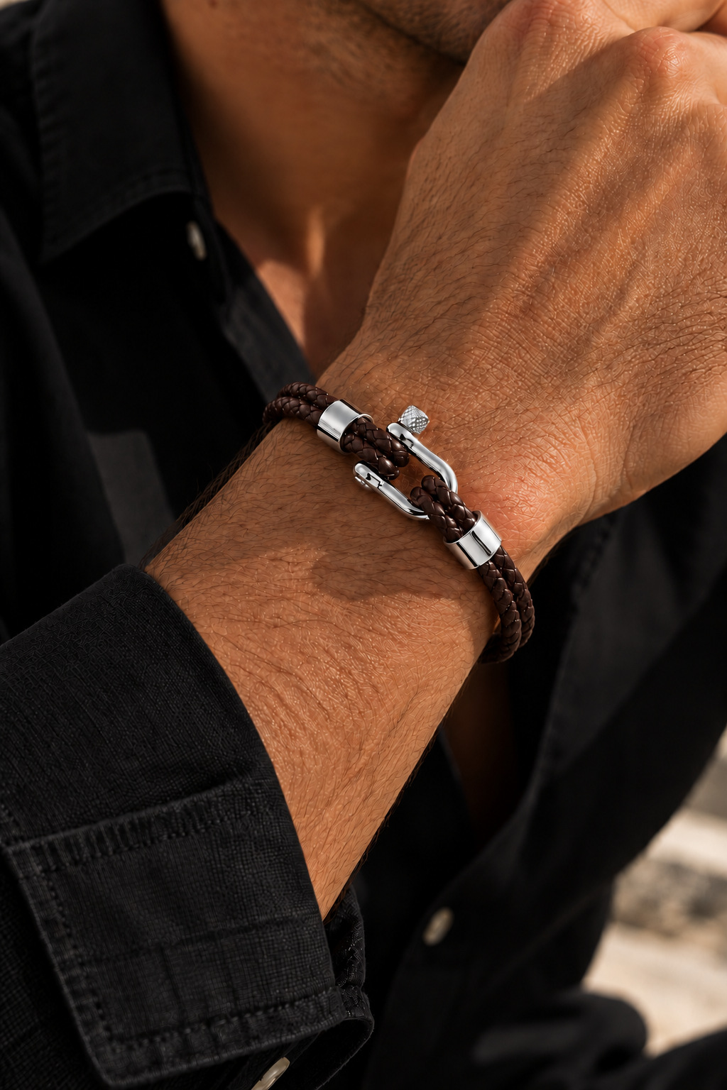 Das Anchor-Coffee-Silberarmband