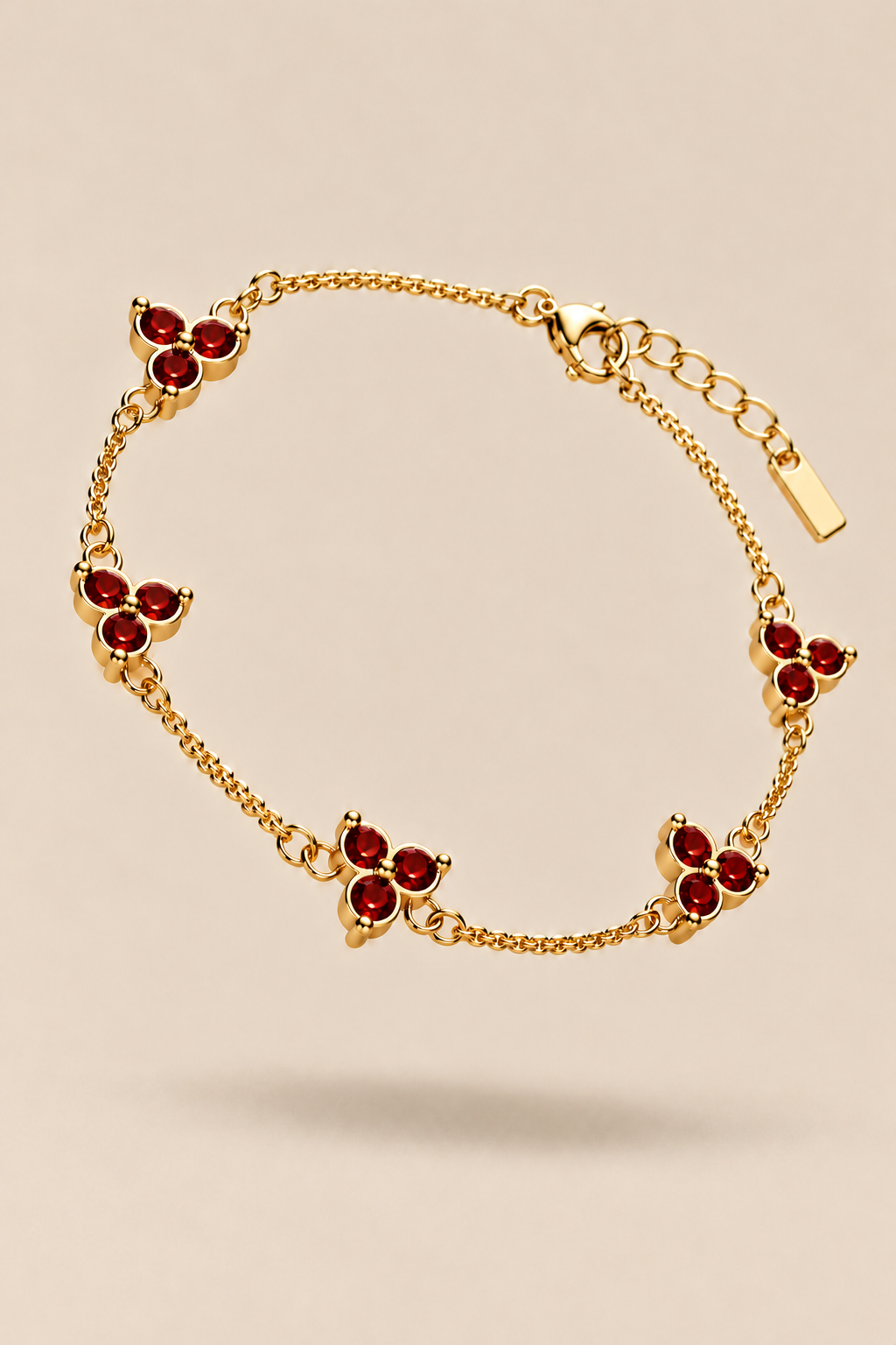 The Fortuna Red/Gold Bracelet