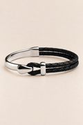 Das Nautilus-Armband in Schwarz/Silber