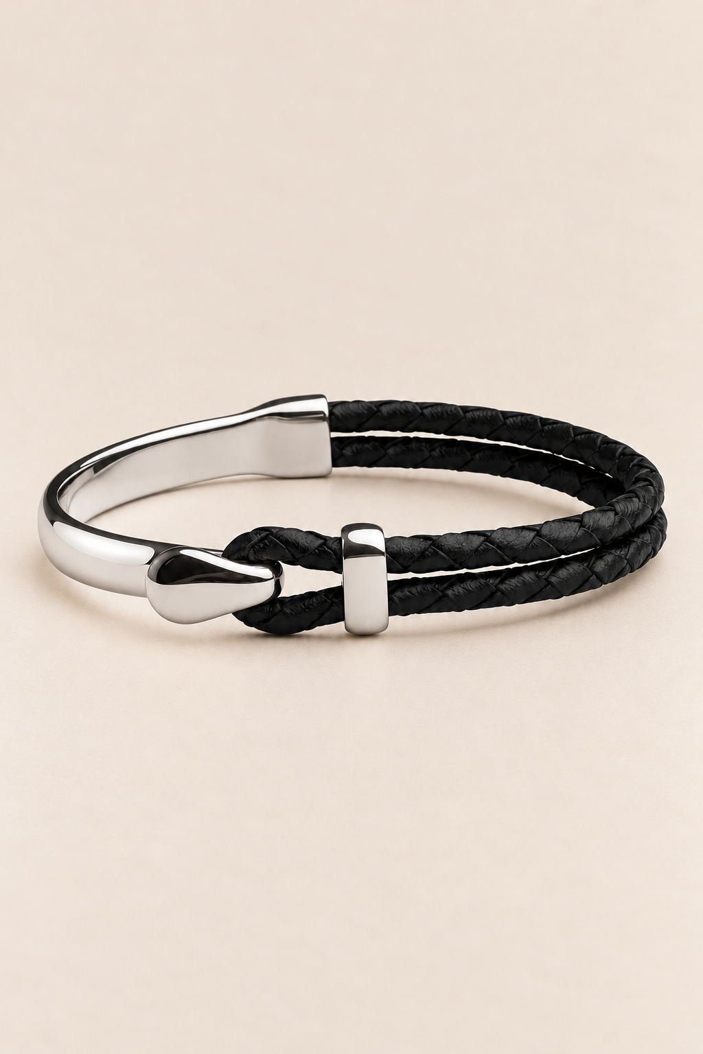Das Nautilus-Armband in Schwarz/Silber