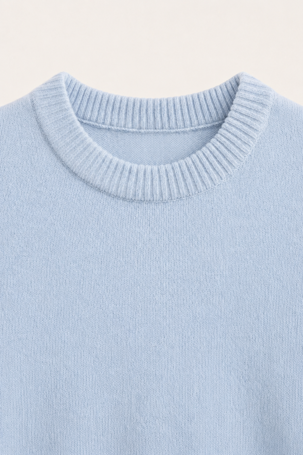 The Como Baby Blue Cashmere Knit