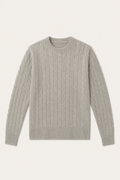 The Cortina Grey Cashmere Knit