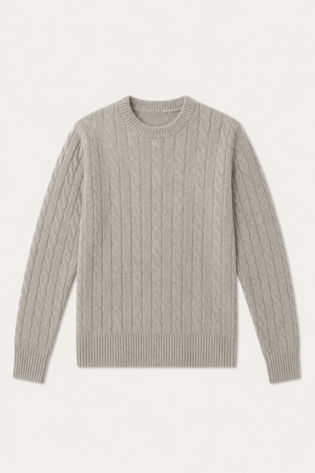 The Cortina Grey Cashmere Knit