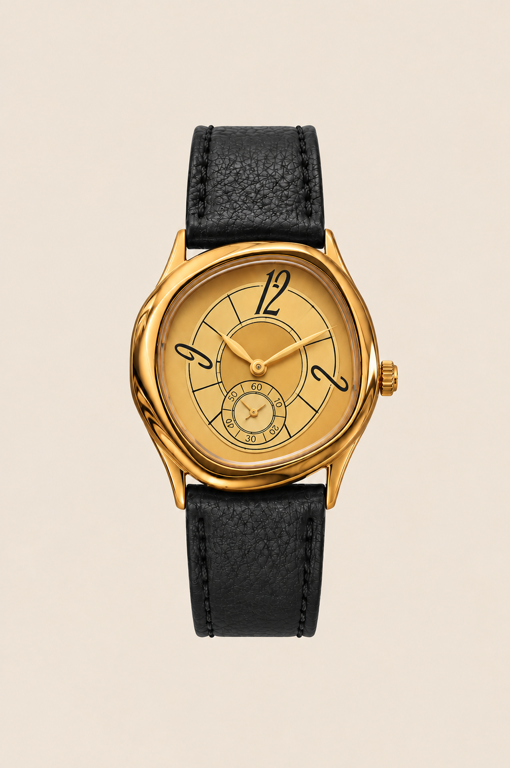The Heritage Black/Gold Watch
