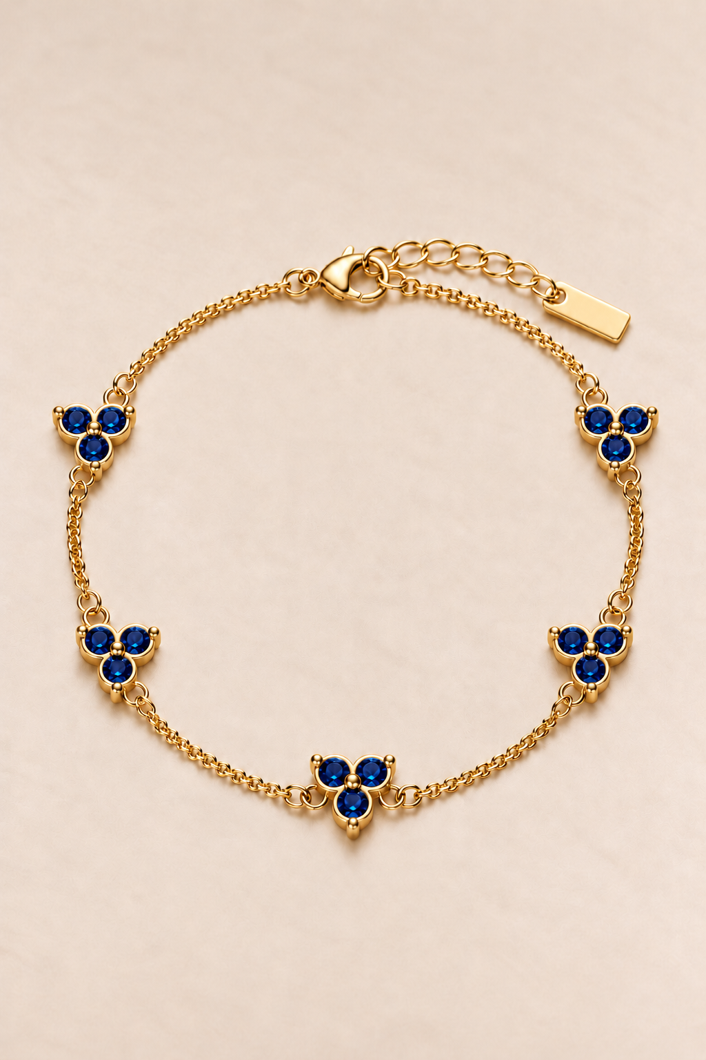 Le bracelet Monaco noir et or