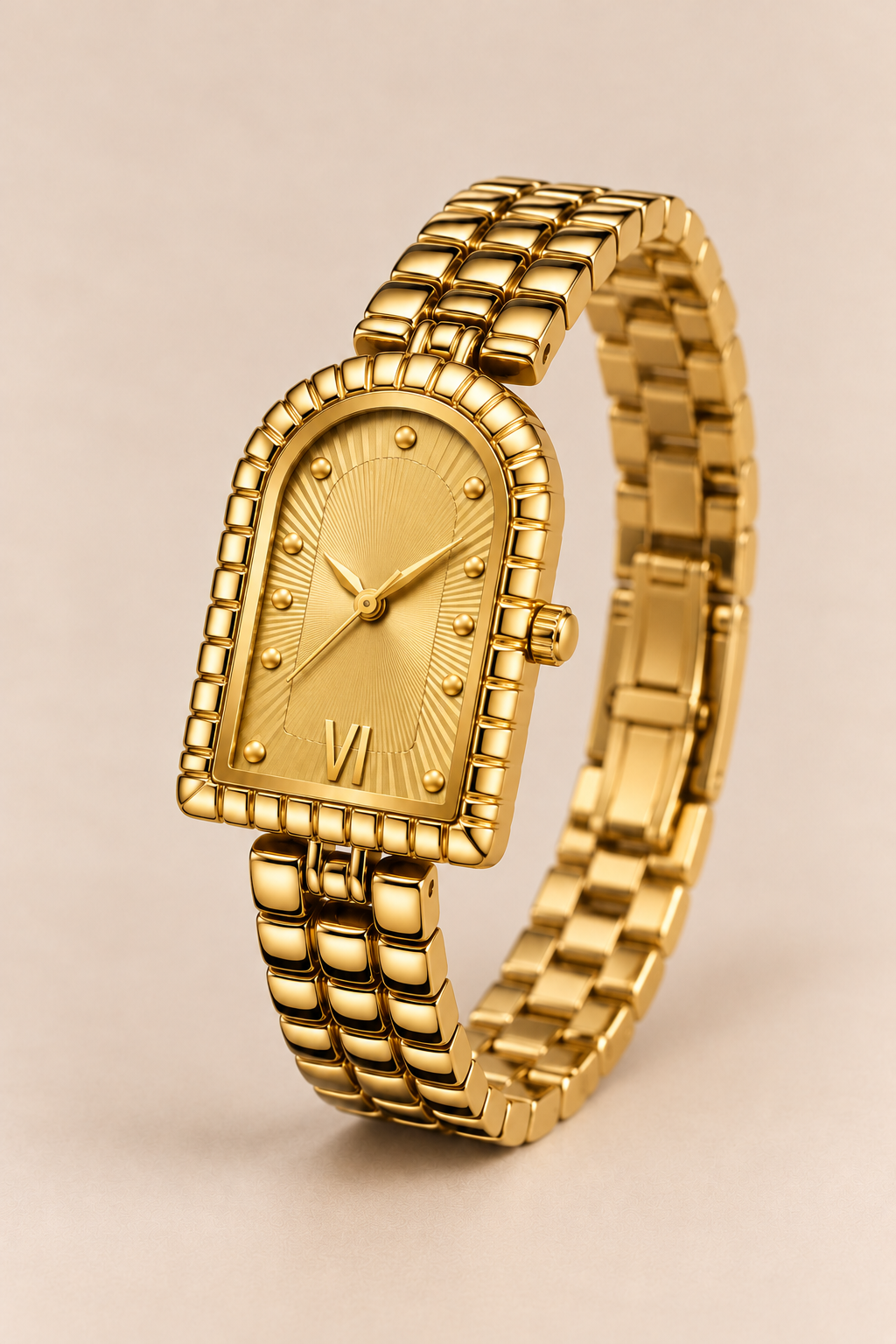 Die Amalfi Full Gold Uhr