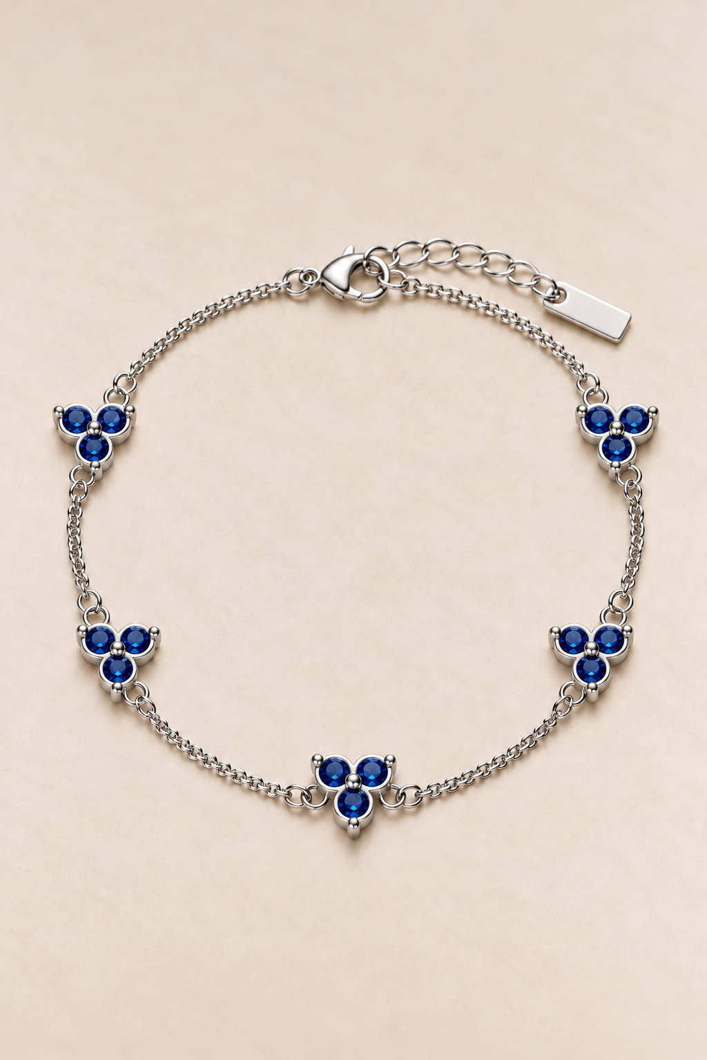 Das Fortuna-Armband in Blau/Silber