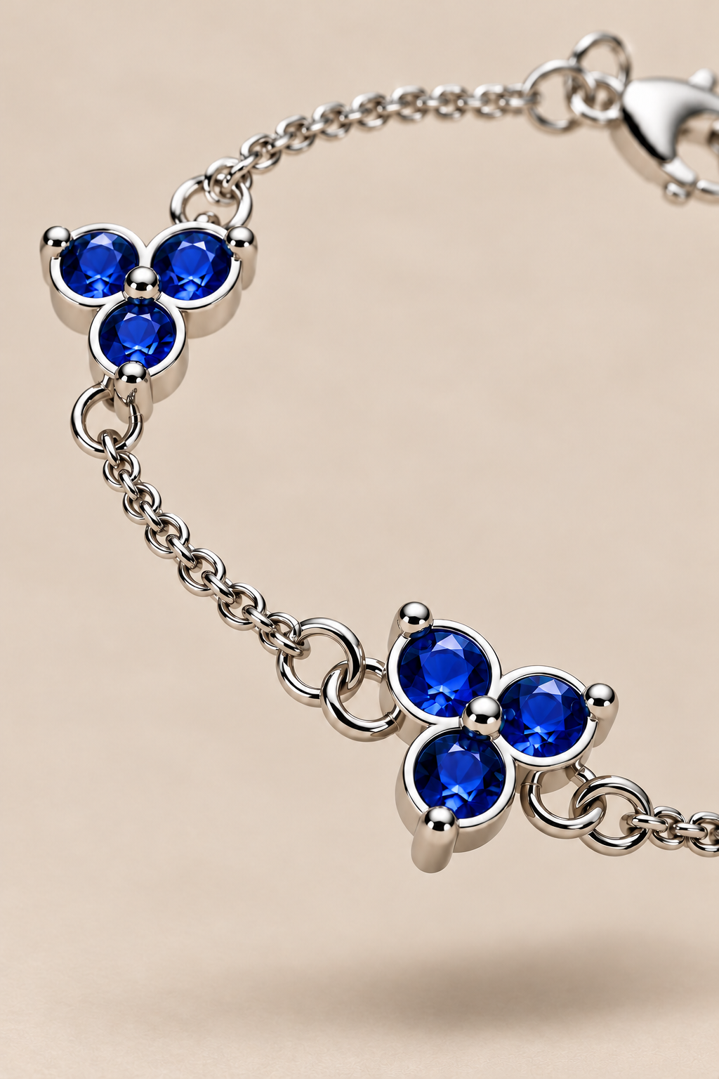 Das Fortuna-Armband in Blau/Silber