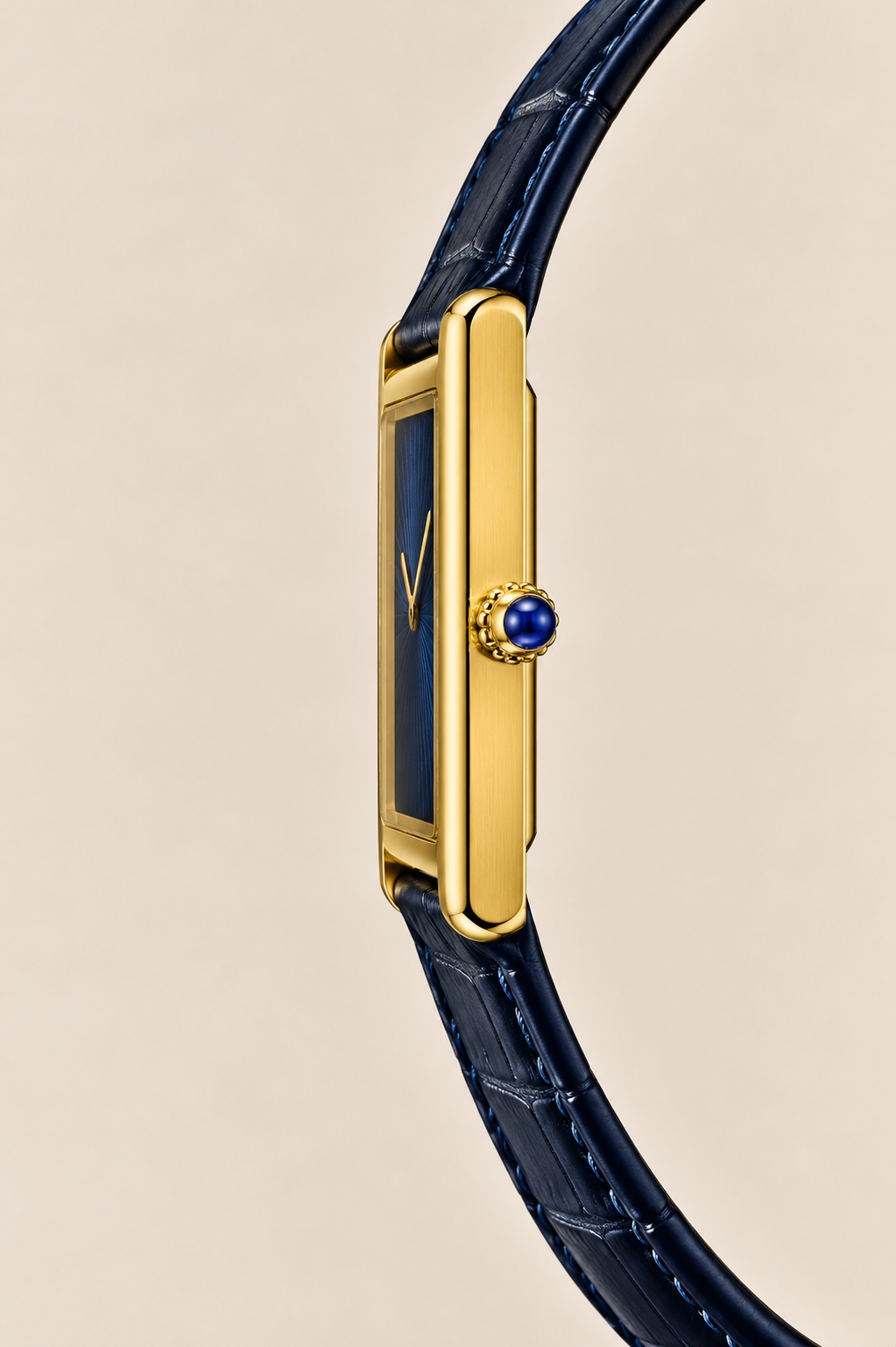 Die Riviera-Uhr in Blau/Blau/Gold