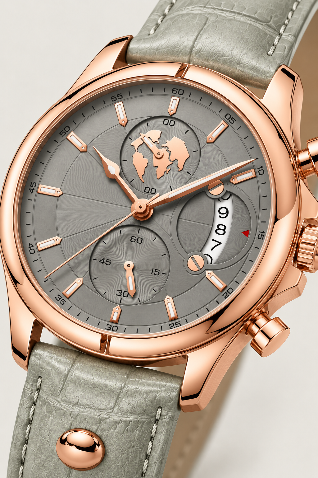 Le bracelet Riviera Light Blue Rose Gold