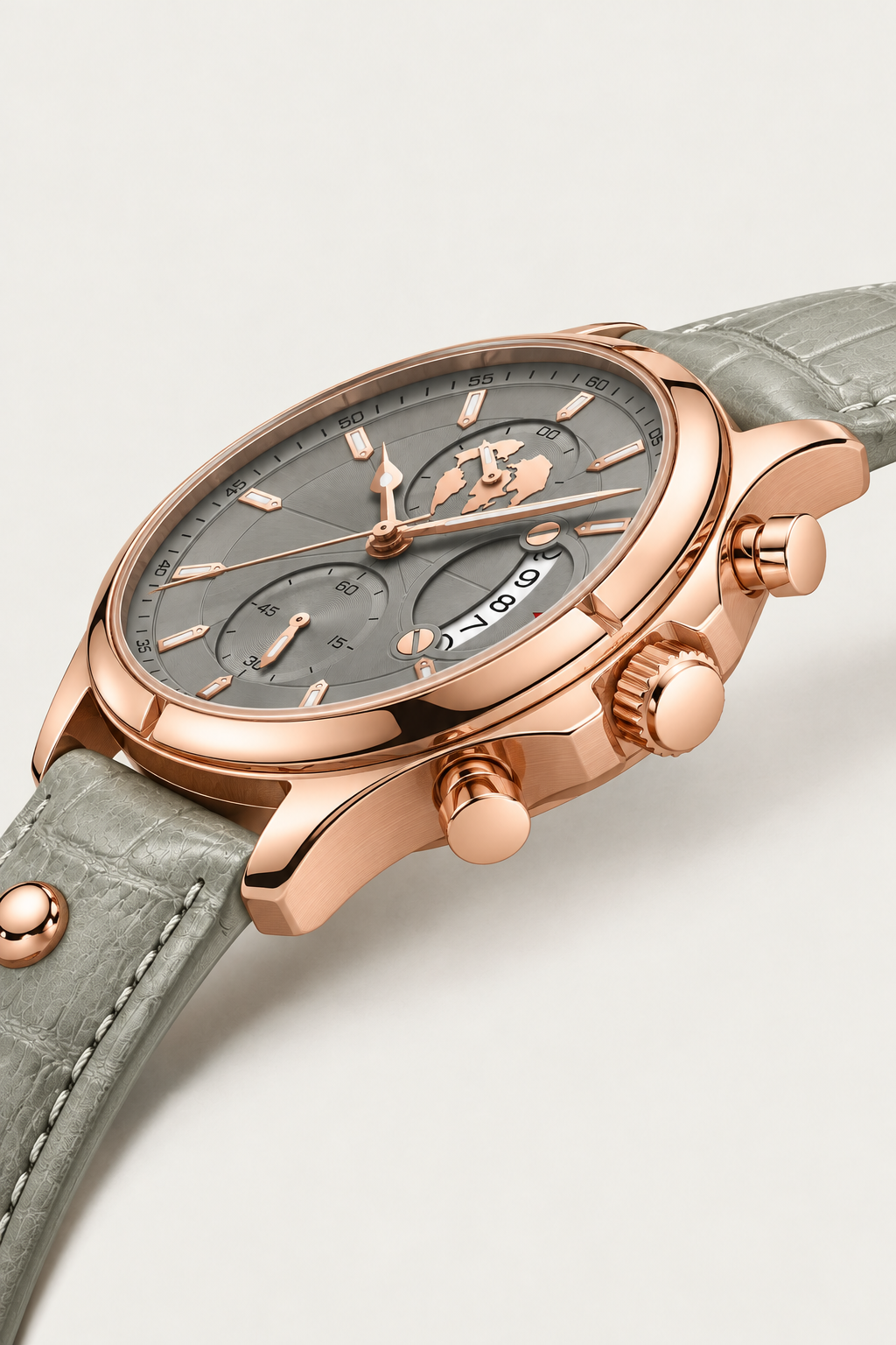 Le bracelet Riviera Light Blue Rose Gold