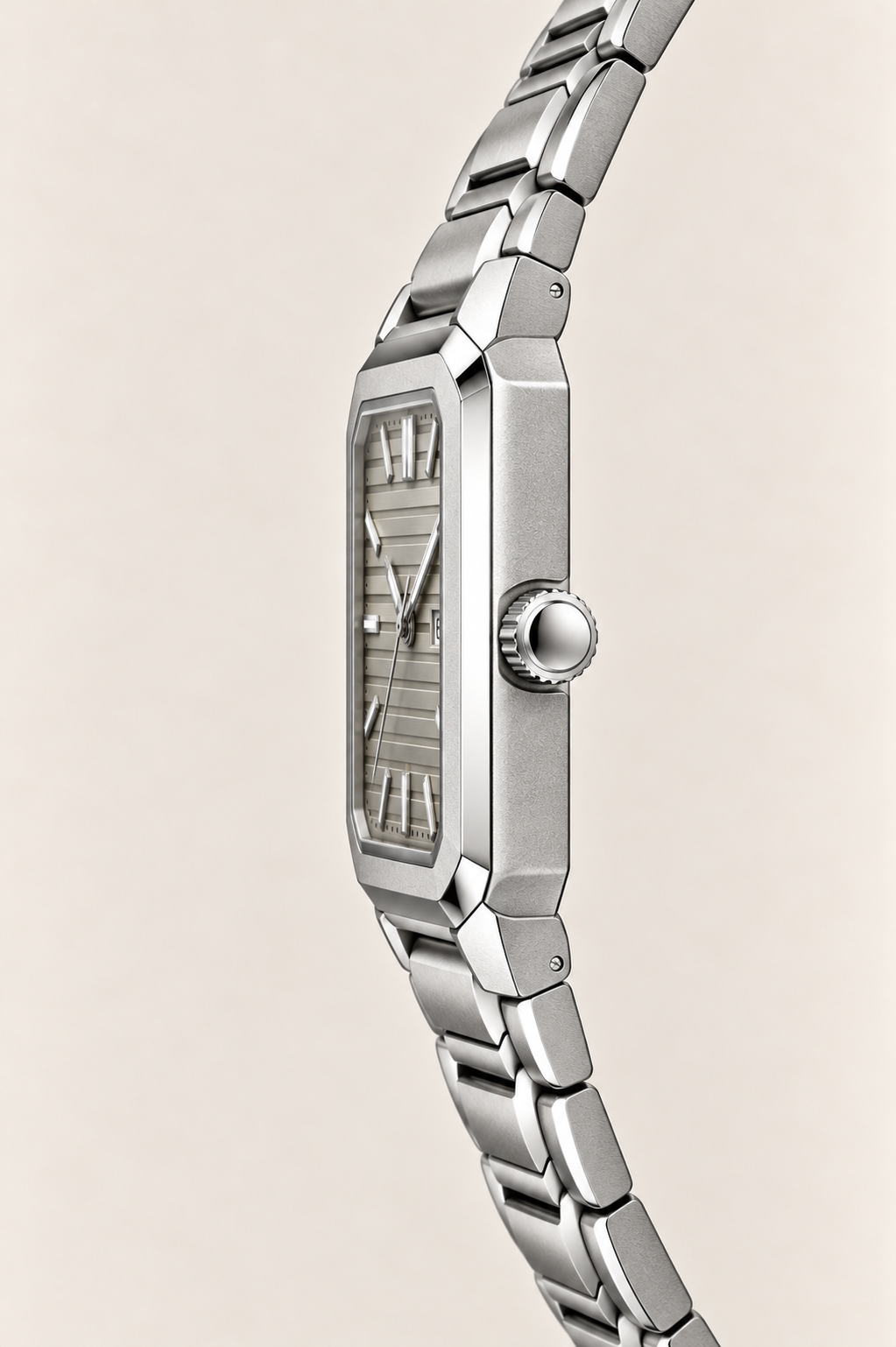 Die Capri Uhr Silber/Grau