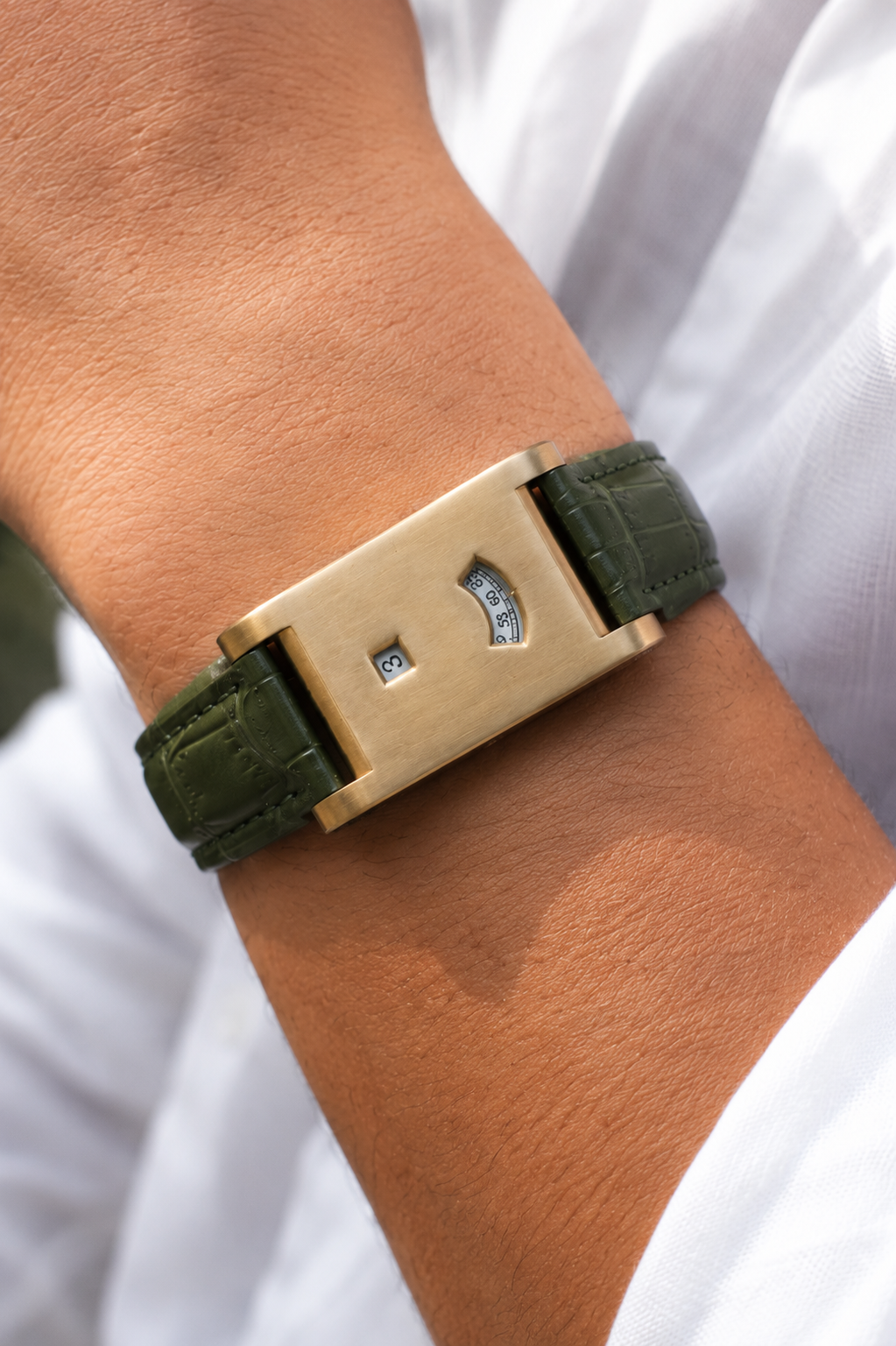 The Dolcevita Green/Gold Watch