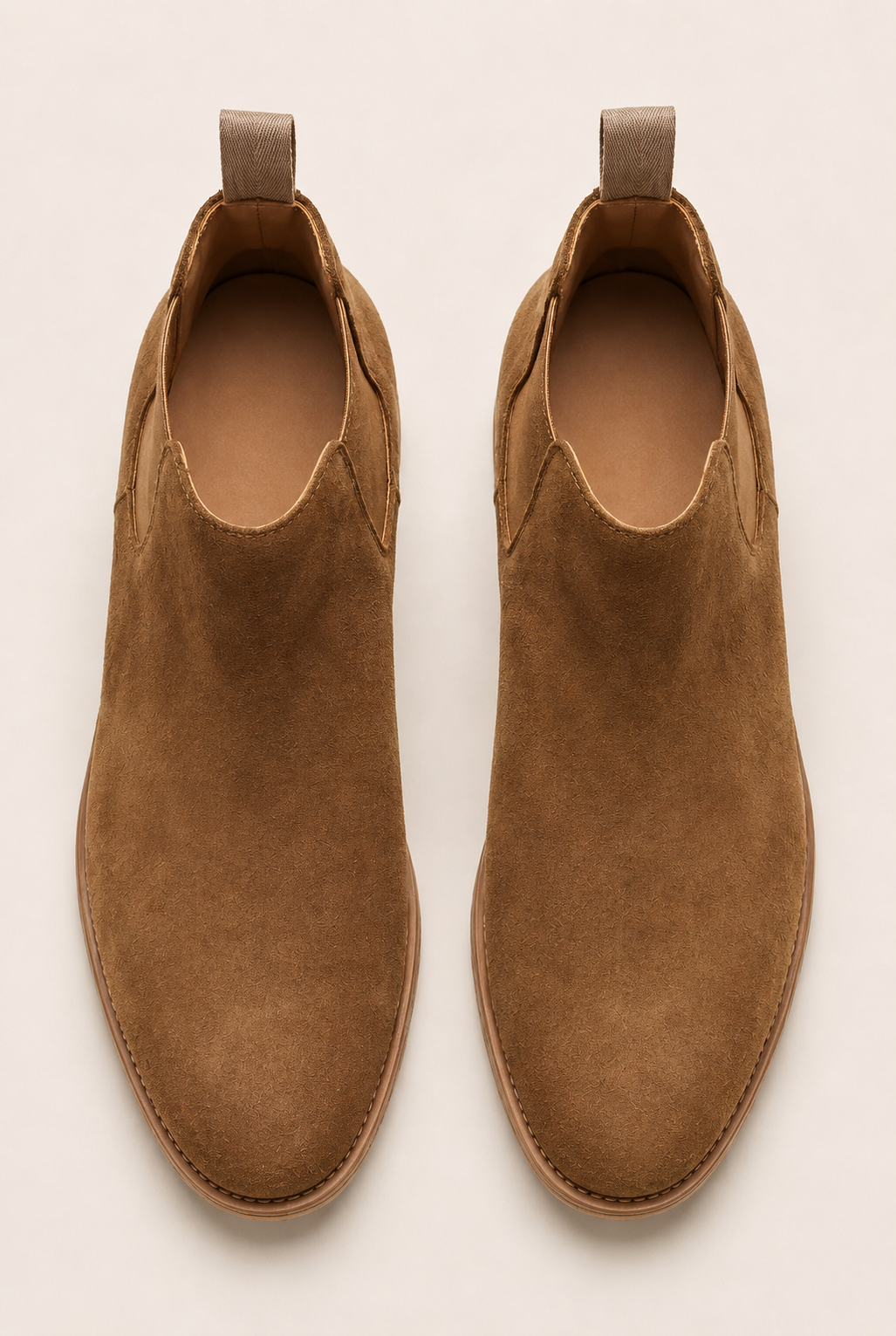 The Milano Light Brown Chelsea Boots