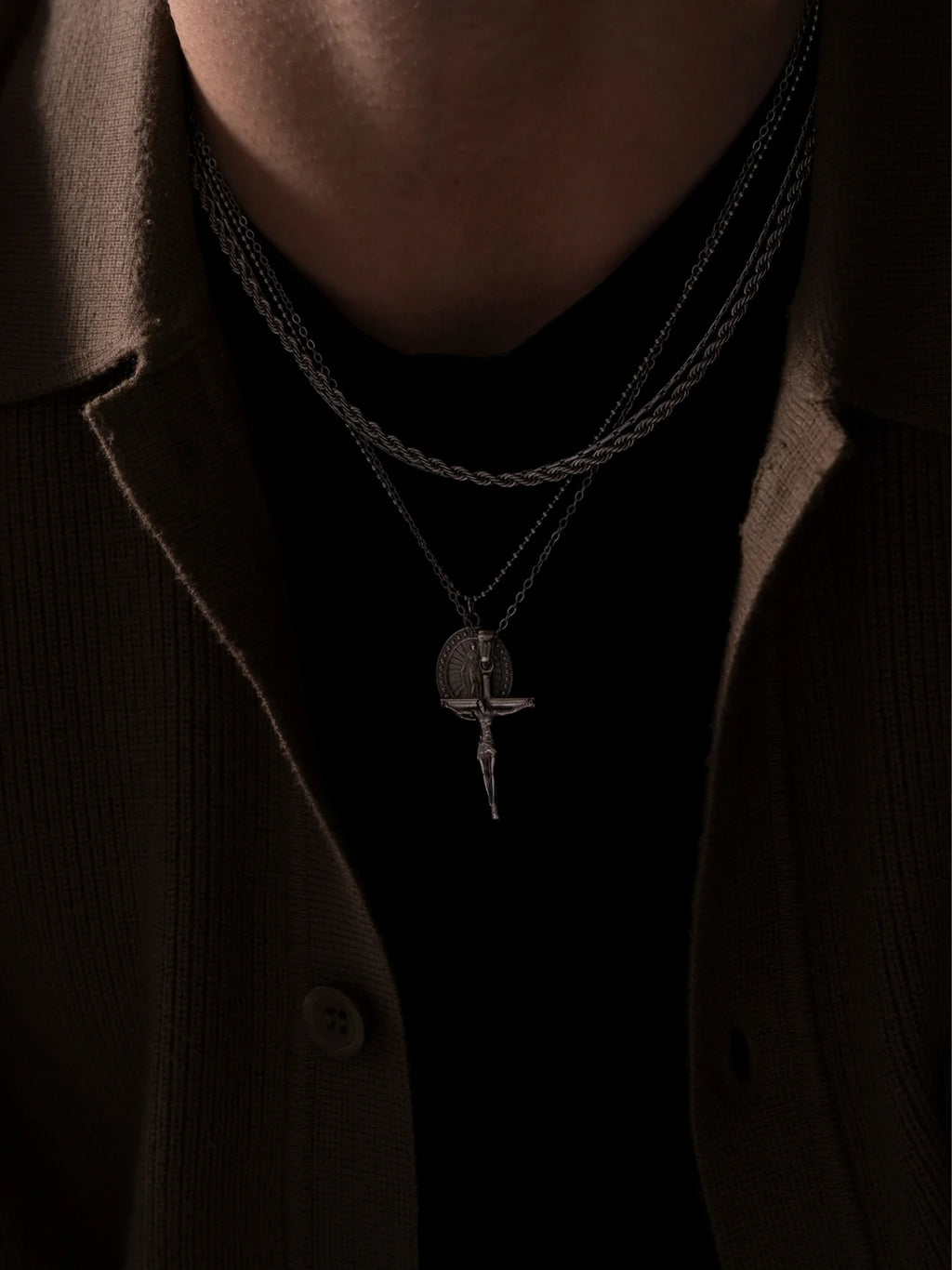 The Crucifix Silver Chain