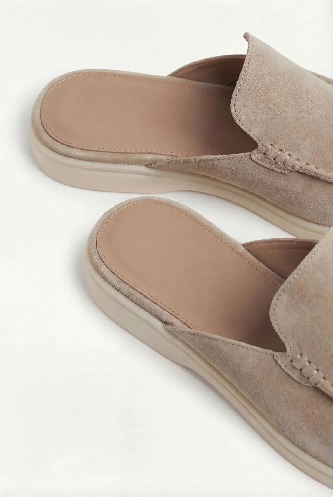 The Portofino Beige Yacht Mule