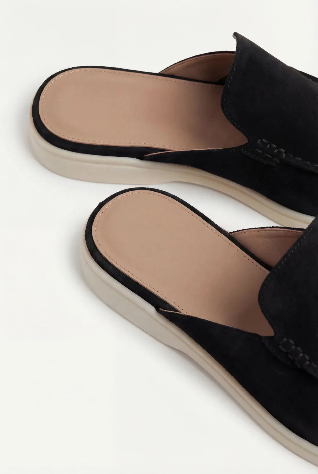 The Portofino Black Yacht Mule
