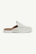 The Portofino White Yacht Mule