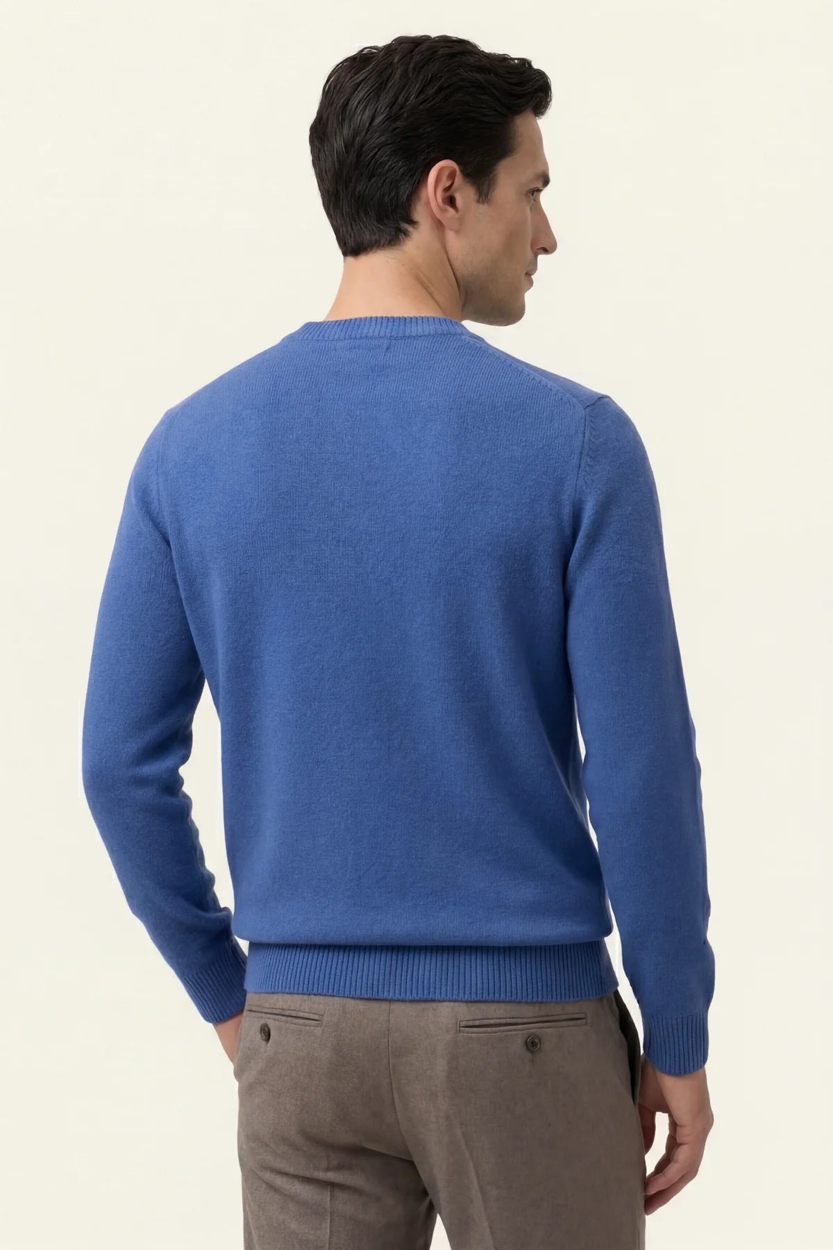 The Como Blue Cashmere Knit