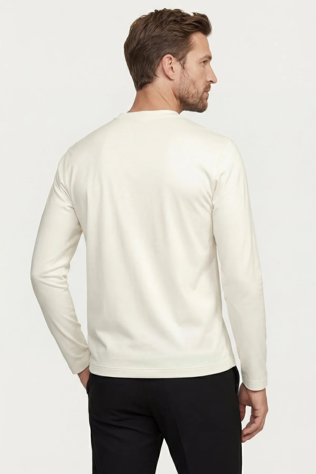 The Firenze White Longsleeve
