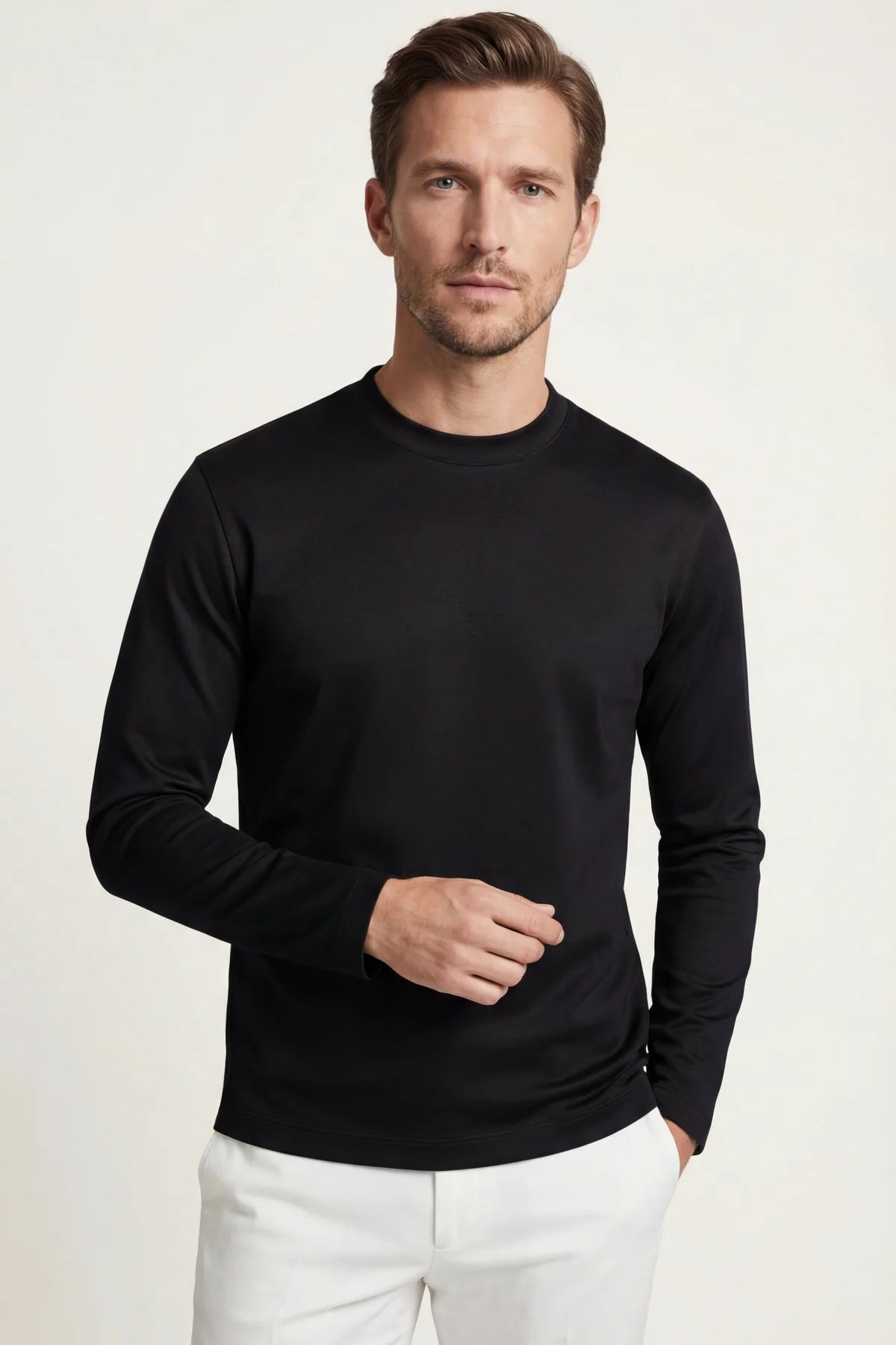 The Firenze Black Longsleeve