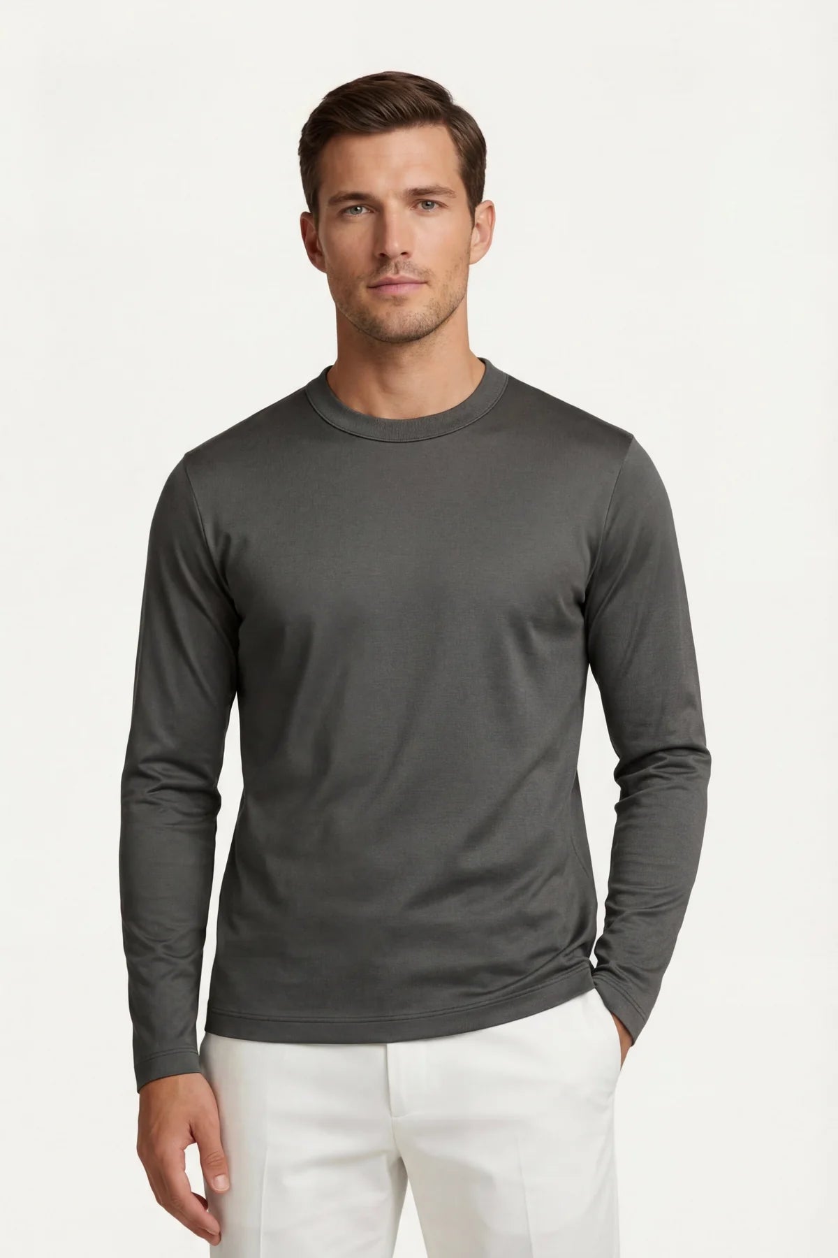 The Firenze Grey Longsleeve