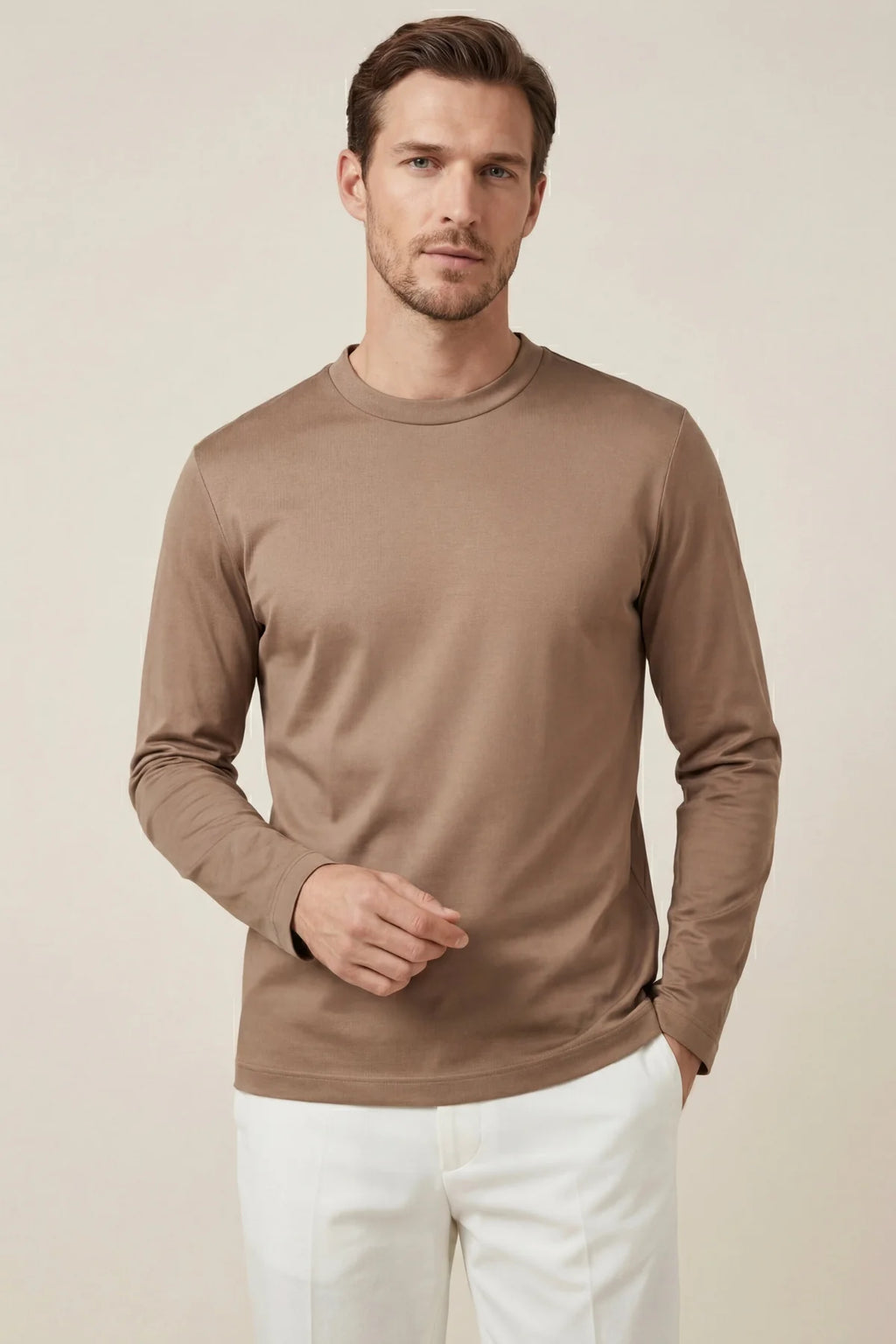 The Firenze Tortora Longsleeve