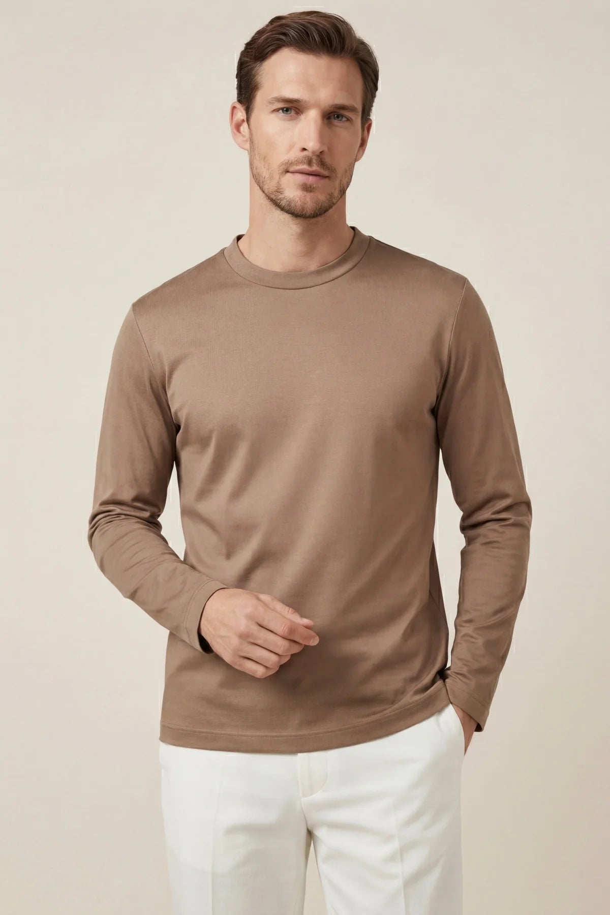 The Firenze Tortora Longsleeve
