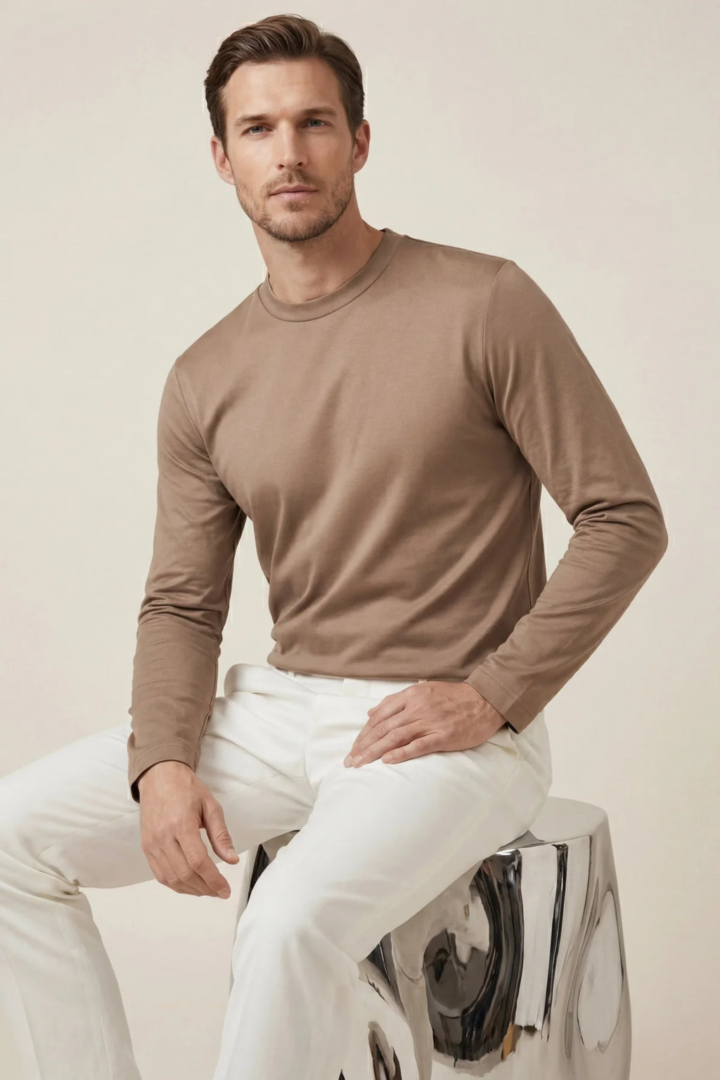 The Firenze Tortora Longsleeve