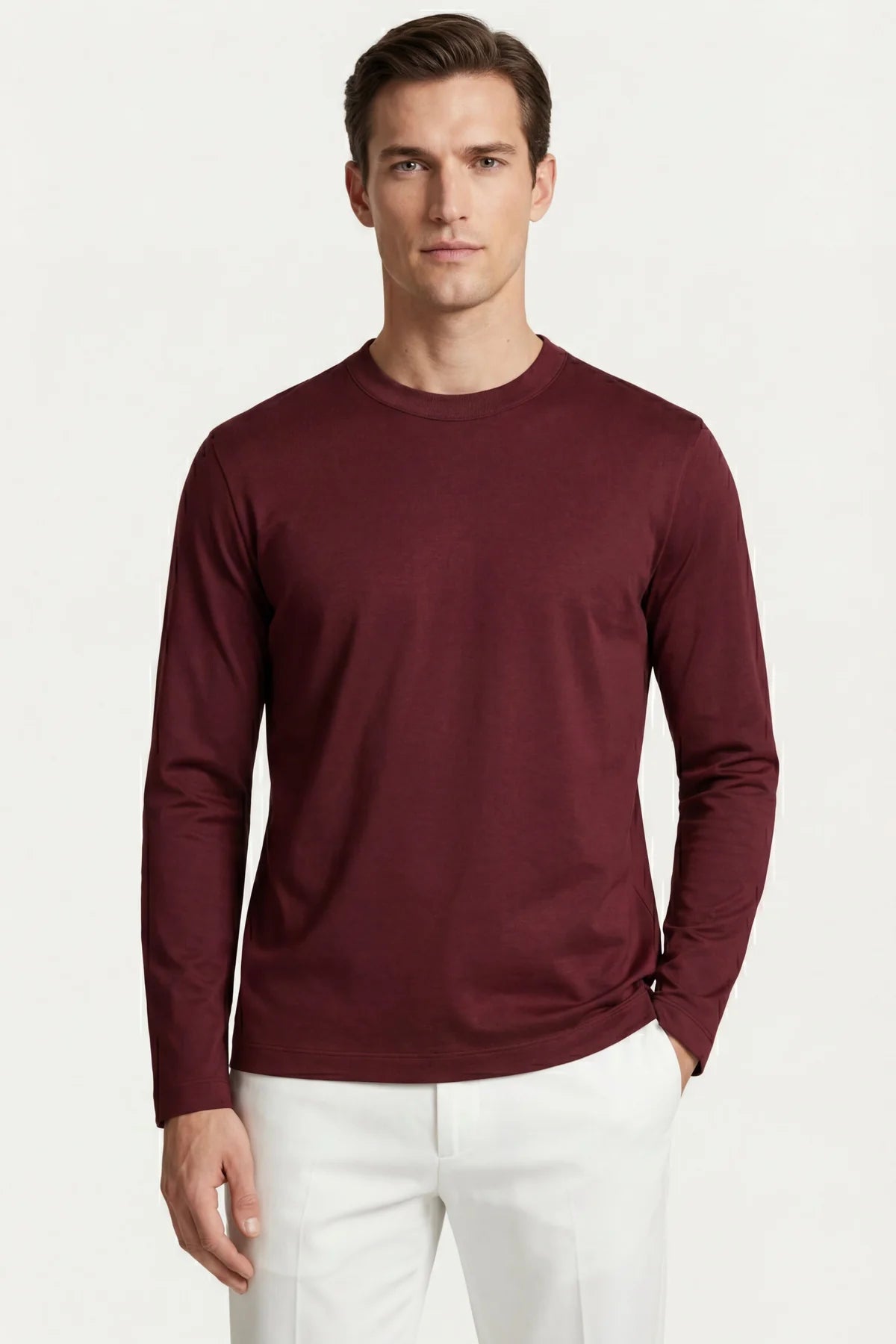 The Firenze Bordeaux Longsleeve